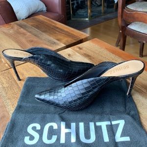 Schutz Stiletto Mules